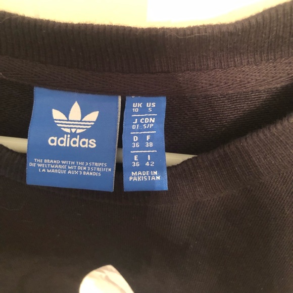 Black adidas crew neck - Picture 4 of 7